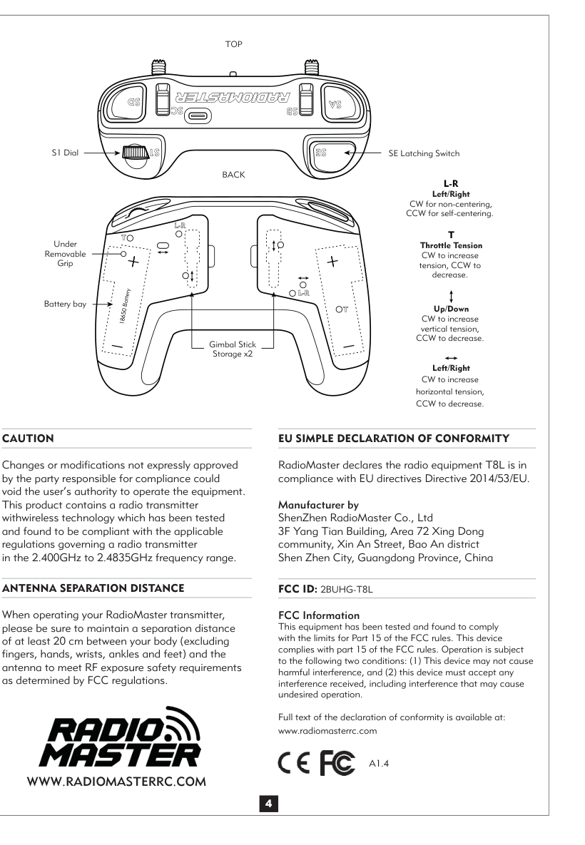 T8L manual, page 4