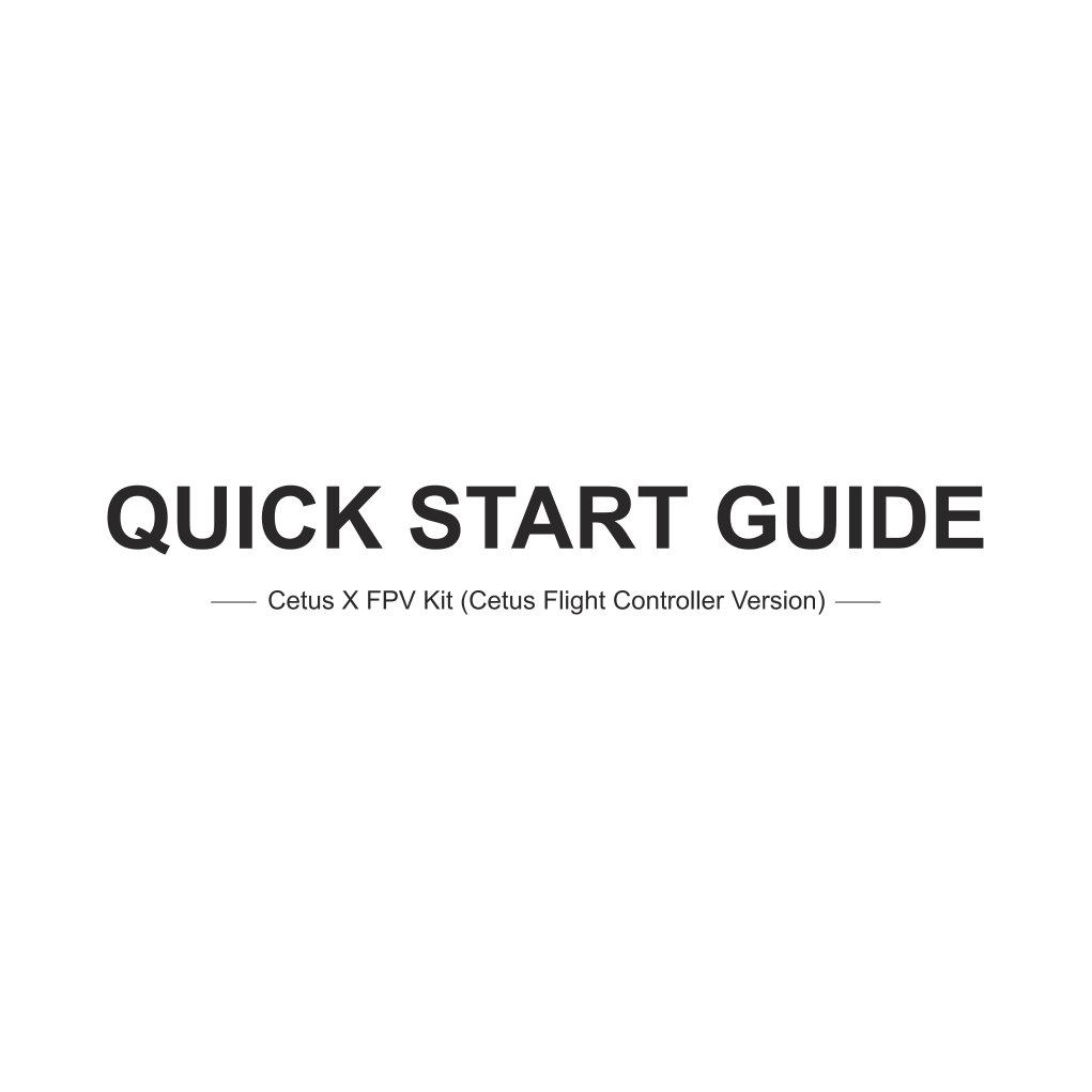 Quick start page 1